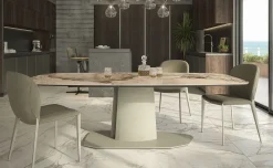 Tavolo sagomato in ceramica Aviator di Cattelan italia in Offerta Outlet