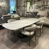 Tavolo sagomato in ceramica Cameo di Calligaris in Offerta Outlet