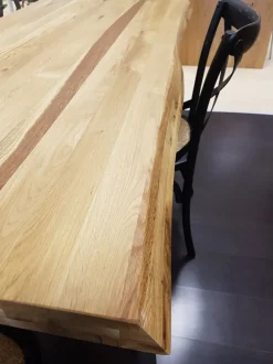 Tavolo Scortecciato Artigianale in legno Fisso scontato 54%