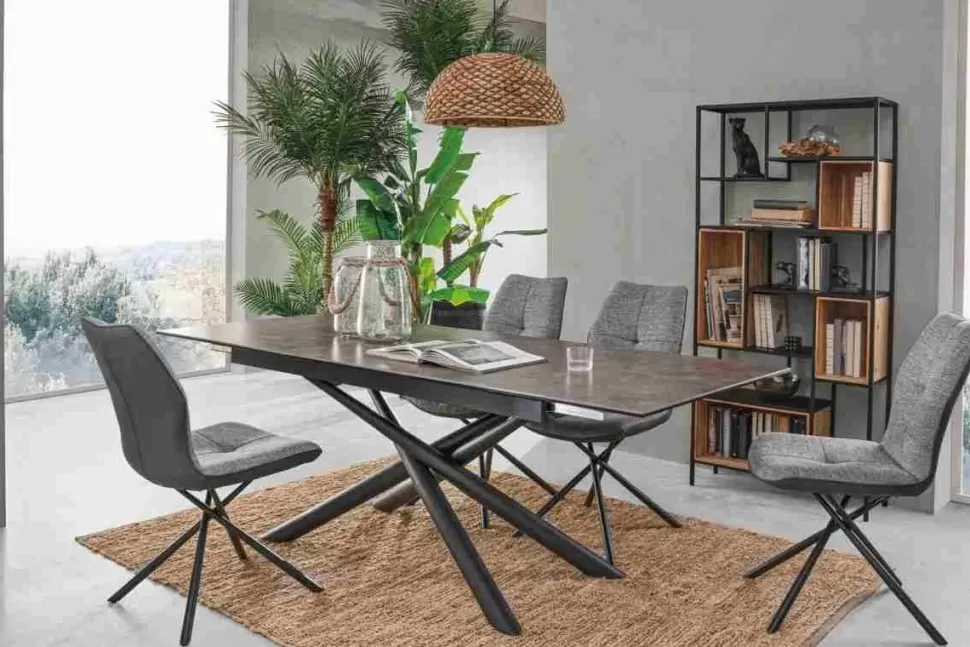 Tavolo Seyfert Bizzotto in ceramica Rettangolare allungabile scontato 50%