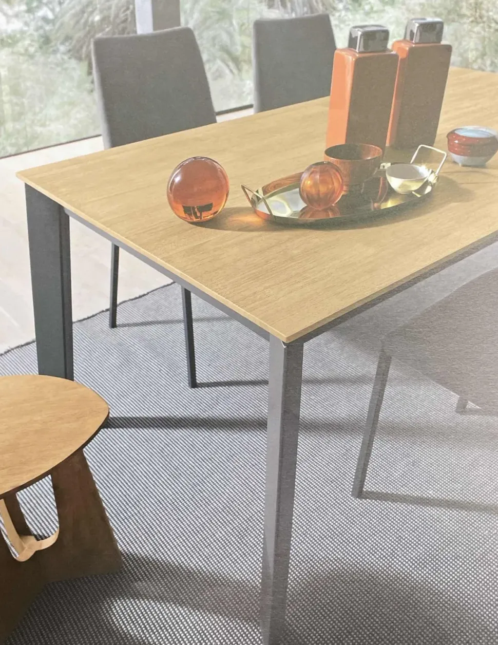 Tavolo Sharp Fgf mobili in legno Rettangolare allungabile