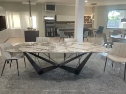 Tavolo Skorpio Cattelan italia in ceramica Fisso scontato 25%