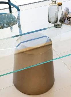 Tavolo Spike Midj in vetro Fisso scontato 30%