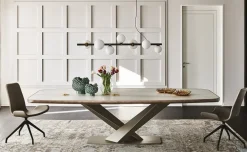 Tavolo Stratos keramik Cattelan italia in ceramica Fisso scontato 30%