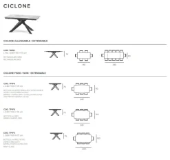 TAVOLO Target point Ciclone SCONTATO a PREZZI OUTLET