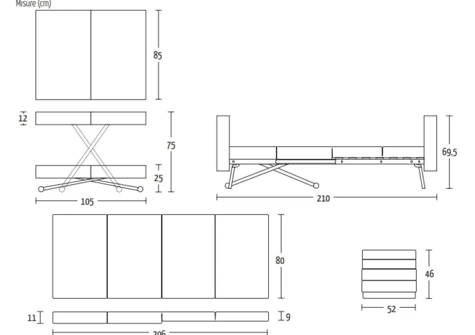 Tavolo Tavoletto Altacom a prezzo scontato
