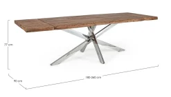 Tavolo Tavolo all. arkansas Bizzotto a prezzo ribassato