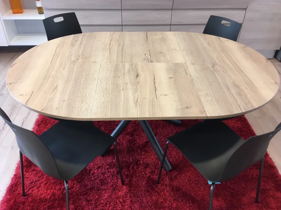 Tavolo Tavolo altacom fahrenheit tondo allungabile Altacom in OFFERTA OUTLET -32%