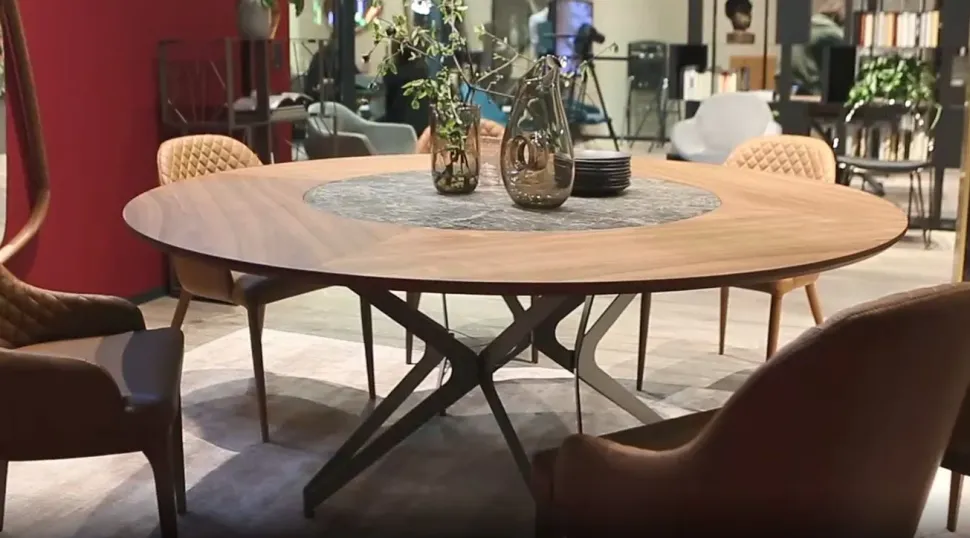 Tavolo Tavolo con vassoio girevole maxi Md work in OFFERTA OUTLET