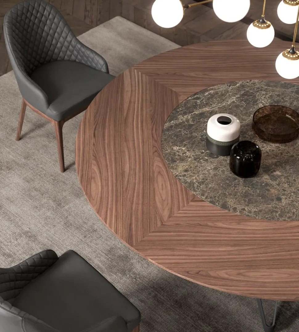 Tavolo Tavolo con vassoio girevole maxi Md work in OFFERTA OUTLET