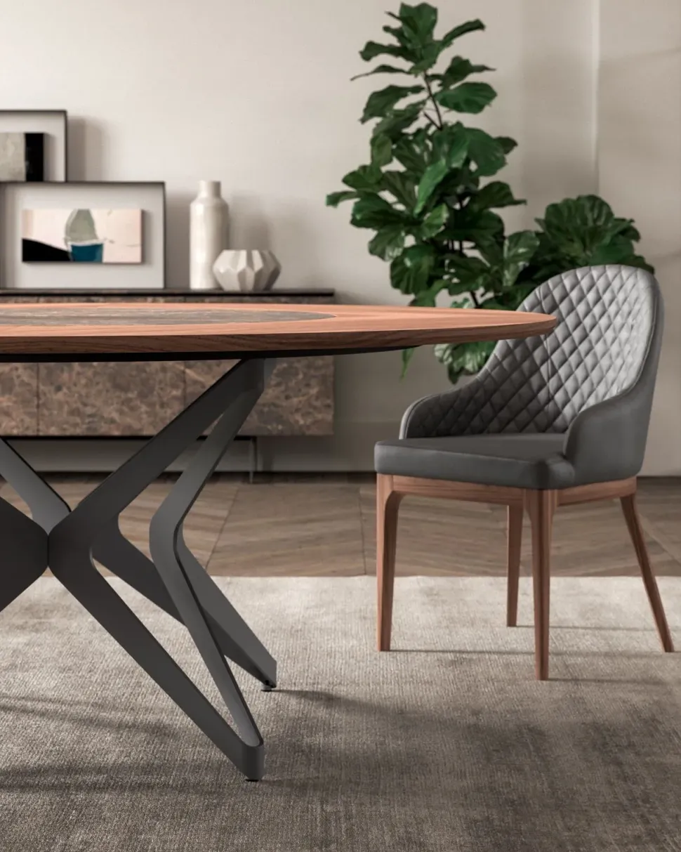 Tavolo Tavolo con vassoio girevole maxi Md work in OFFERTA OUTLET