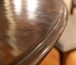 Tavolo Tavolo fratino legno antico massello noce + n. 4 sedie  Artigianale a prezzo ribassato