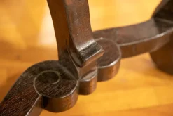 Tavolo Tavolo fratino legno antico massello noce + n. 4 sedie  Artigianale a prezzo ribassato