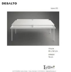 Tavolo Tavolo icaro Desalto in OFFERTA OUTLET -30%