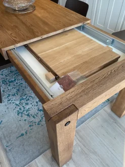 Tavolo Tavolo legno mod clamp Domus arte in legno Rettangolare allungabile scontato 25%