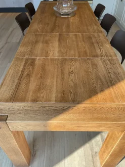 Tavolo Tavolo legno mod clamp Domus arte in legno Rettangolare allungabile scontato 25%