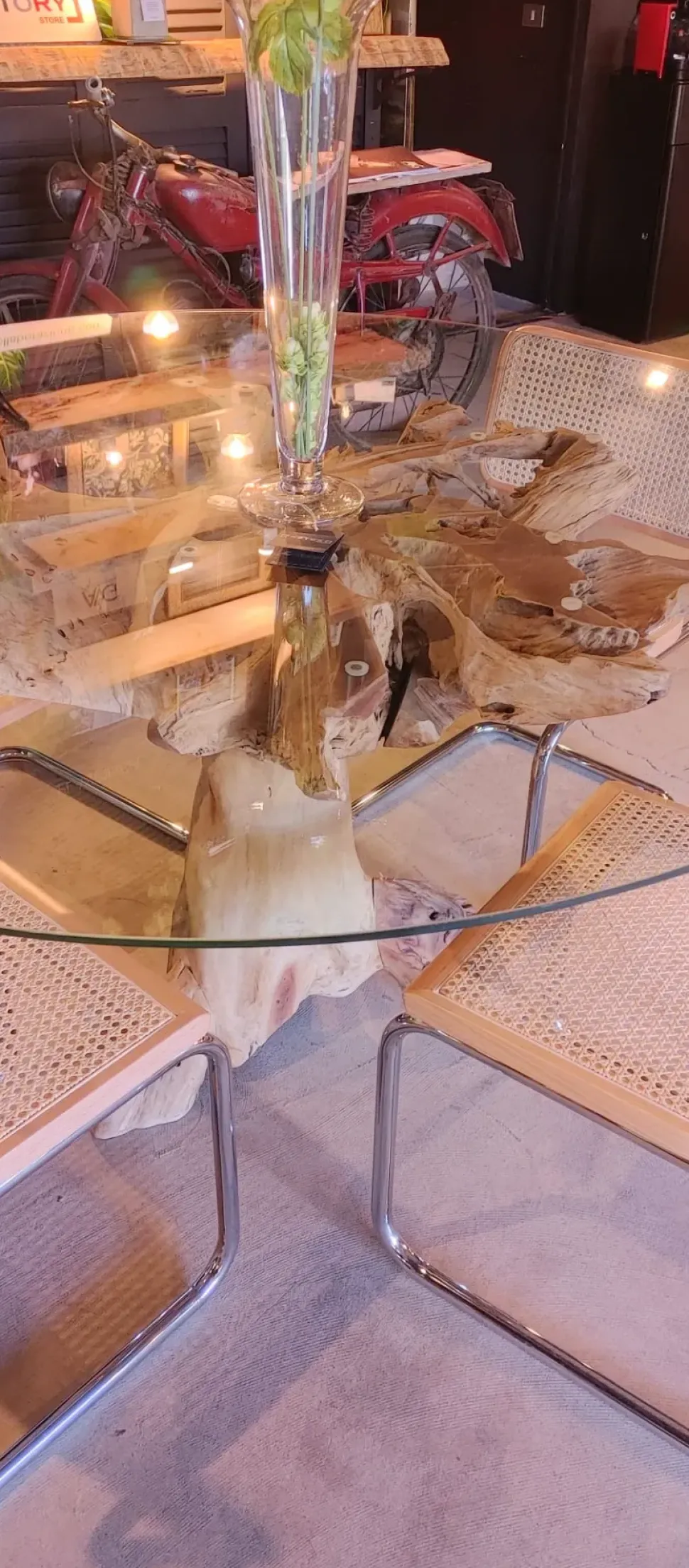 Tavolo Tavolo radice di Artigianale scontato del 40%