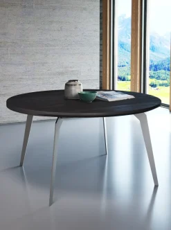 Tavolo Tavolo rotondo gamba in metallo  di Artigianale scontato del 25%