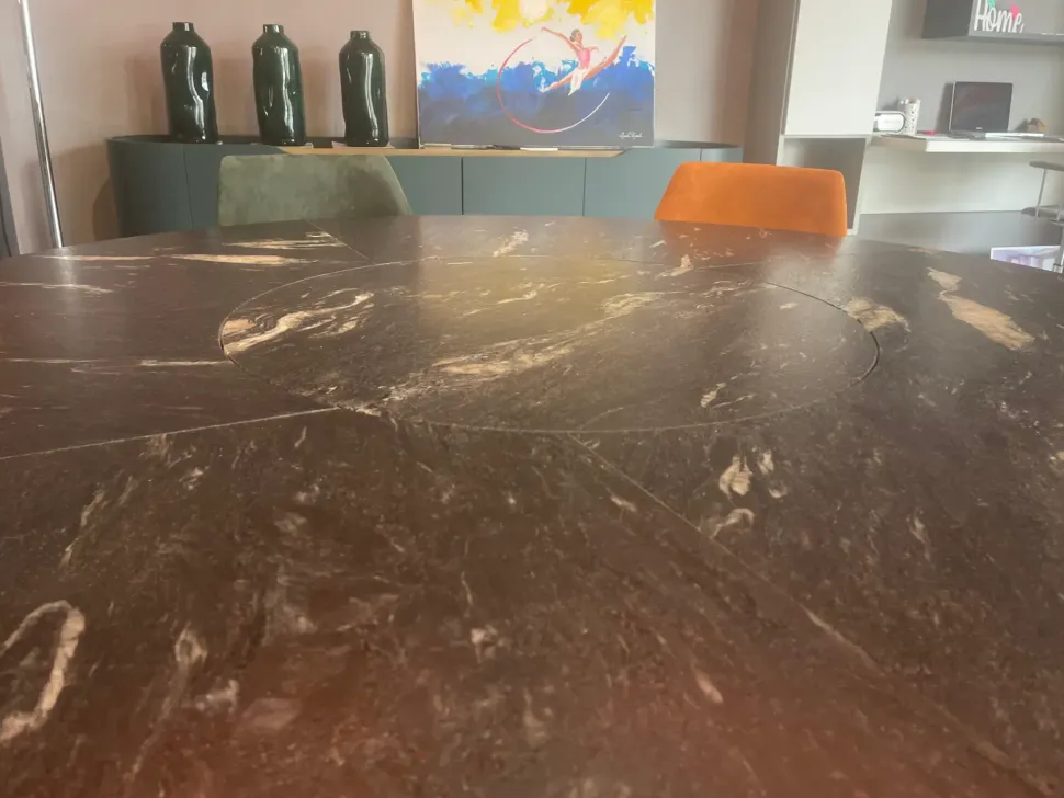 Tavolo Tavolo rotondo mirage Cantori in OFFERTA OUTLET -40%