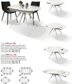 Tavolo Tempor 1919 di Collezione esclusiva scontato del 50%