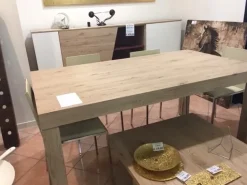 Tavolo Timbro rovere crudo Imab group a prezzo scontato