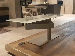 Tavolo vetro Reflex Asso di quadri in offerta outlet!