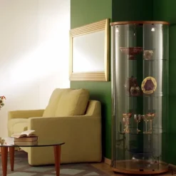 Vetrinetta Arabella in cristallo Collezione esclusiva in stile moderno con forte sconto