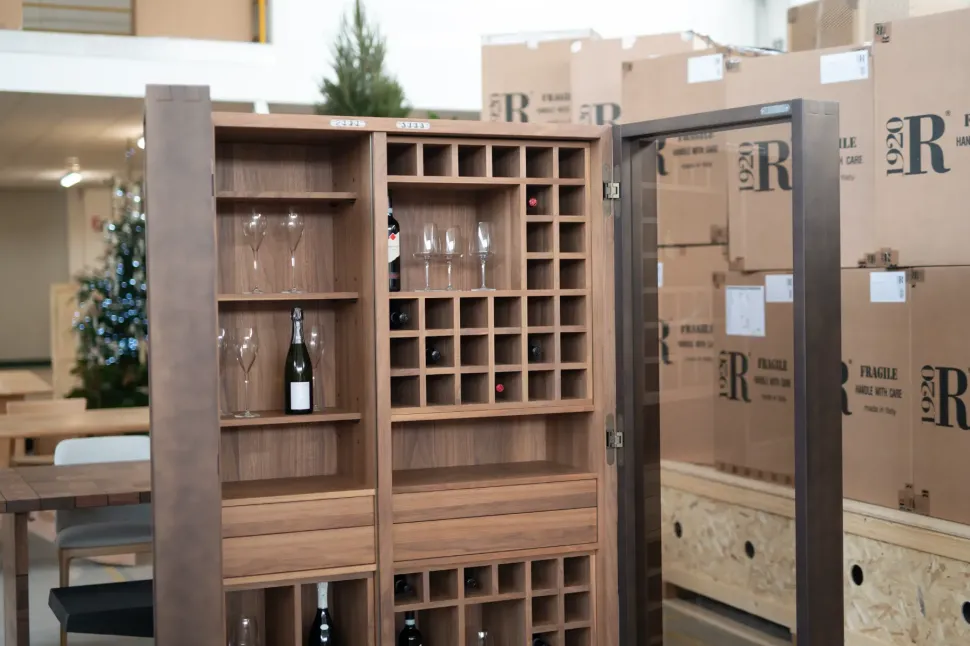 Vetrinetta Cambusa glass di Riva 1920 a prezzo Outlet