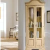 Vetrinetta Vetrina ad angolo f216 Falegnameria italiana in legno in Offerta Outlet